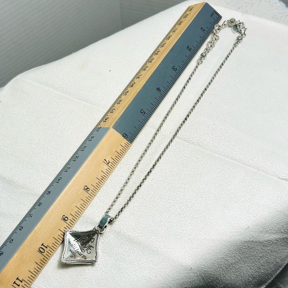 Brighton Love Will Lead The Way Pendant Necklace Silver Plated 17" - Picture 8 of 10